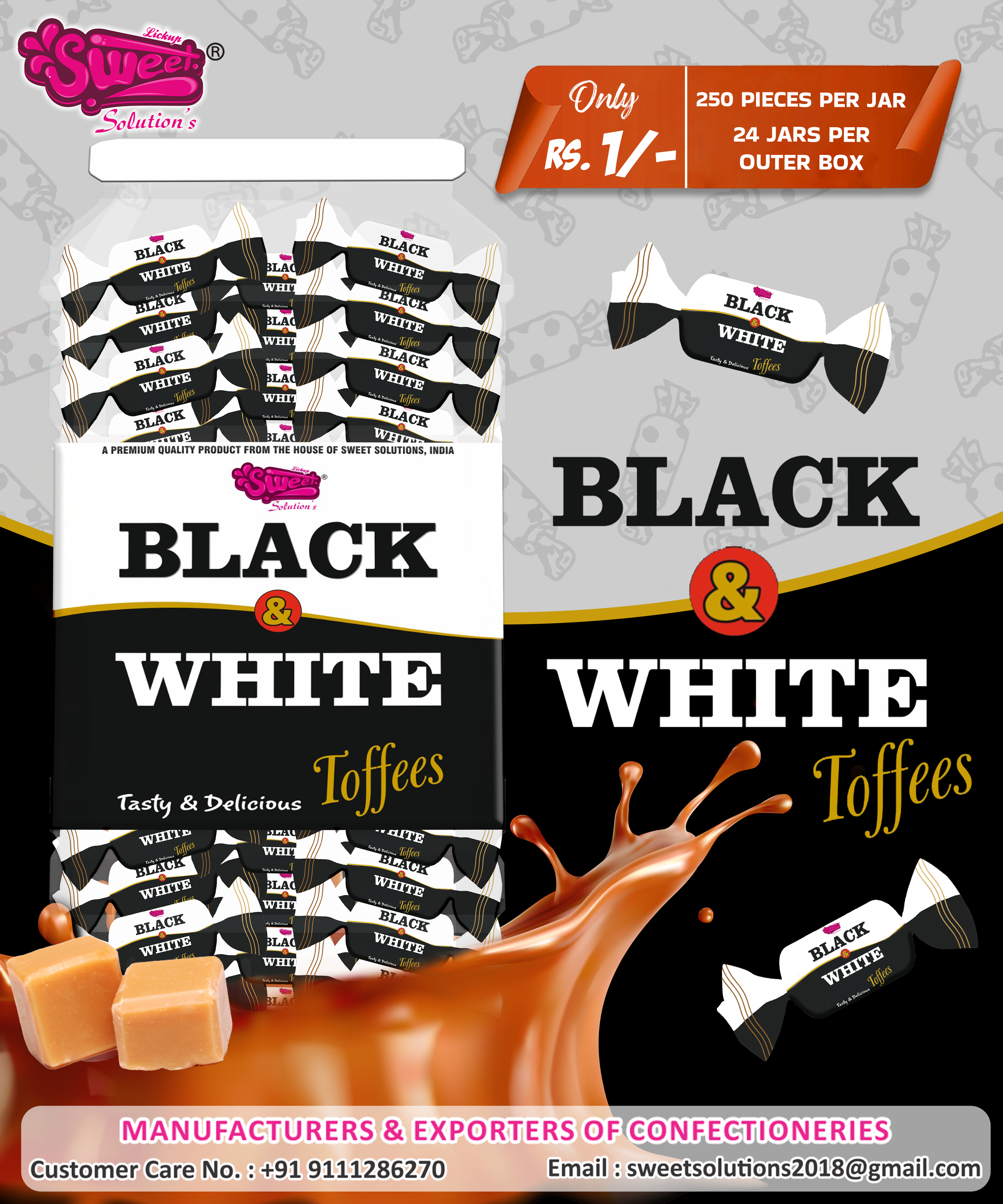 Black and White Toffee 2